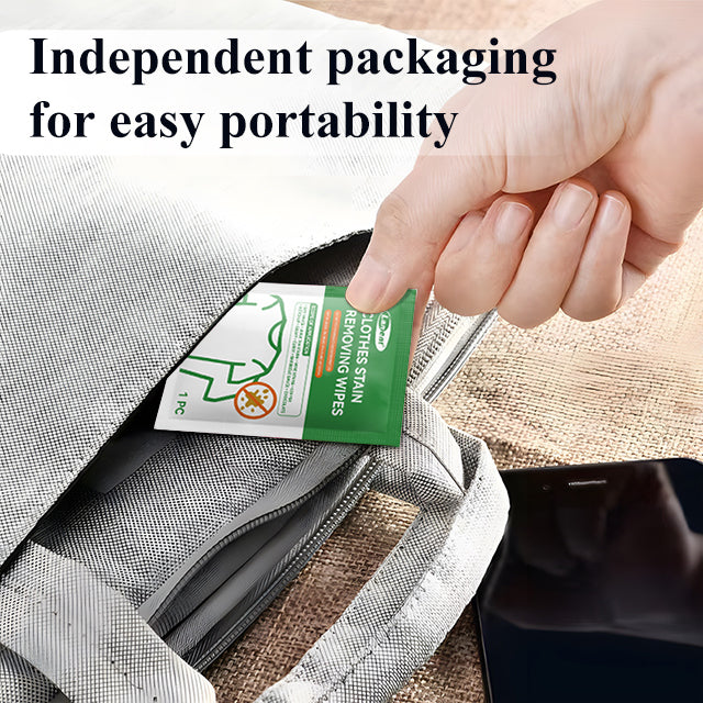 Lingettes Détachantes pour Vêtements – Élimine les Taches Instantanément !