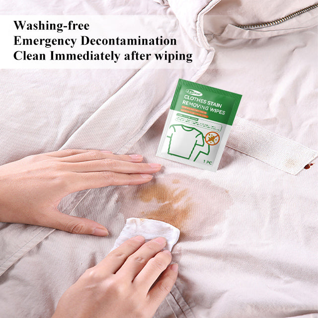 Lingettes Détachantes pour Vêtements – Élimine les Taches Instantanément !